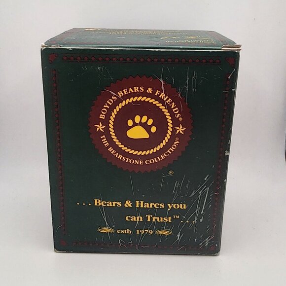 Vintage 2000 Boyds Bears "Momma Berriproud with Jamie...Seize the Day" with Box - Picture 10 of 12